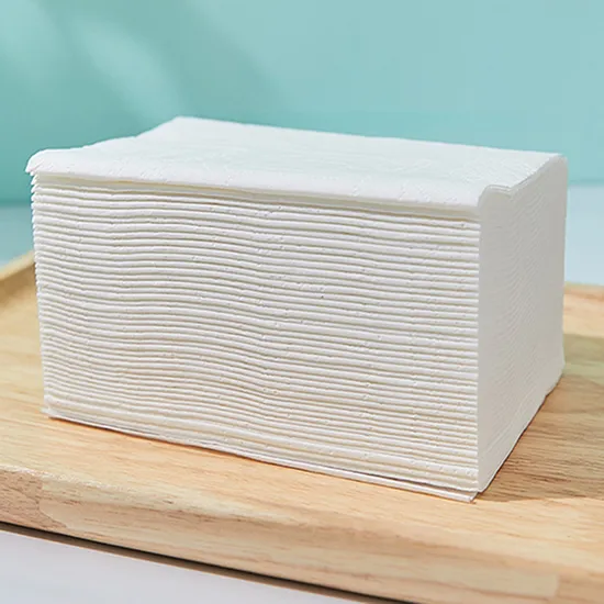 부드러운 대나무 일회용 세안 티슈