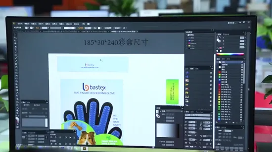 재활용 가능한 크래프트 종이 봉지 로고 손잡이가 달린 맞춤형 쇼핑 종이 봉지